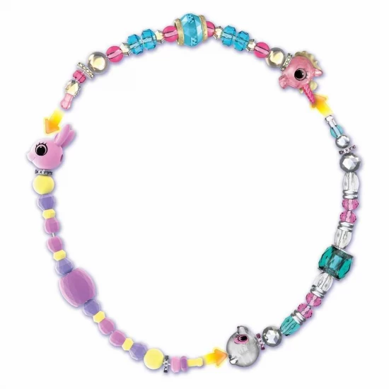 Set 3 bratari animalute panda, iepuras, pisica Twisty Petz