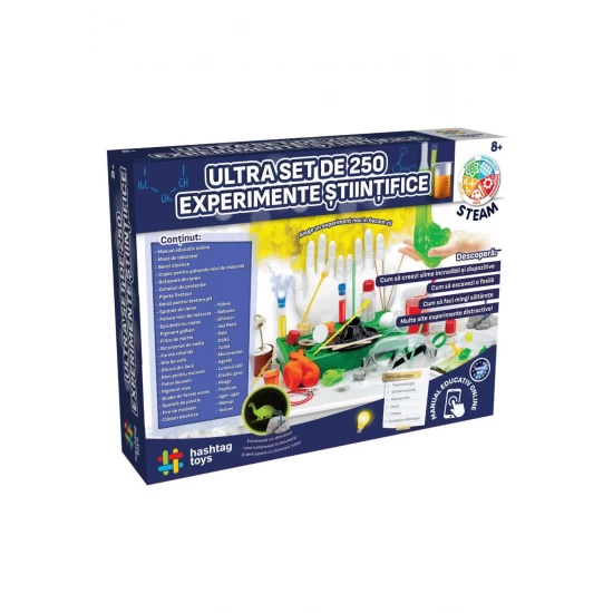 Ultra set de 250 experimente stiintifice