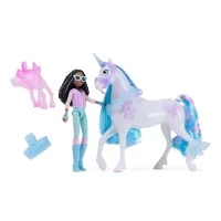 Set papusa Layla si Unicornul Glacier Unicorn Academy
