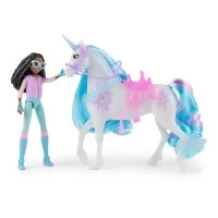 Set papusa Layla si Unicornul Glacier Unicorn Academy