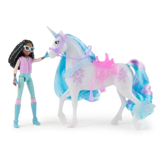 Set papusa Layla si Unicornul Glacier Unicorn Academy Set papusa Layla si Unicornul Glacier Unicorn Academy