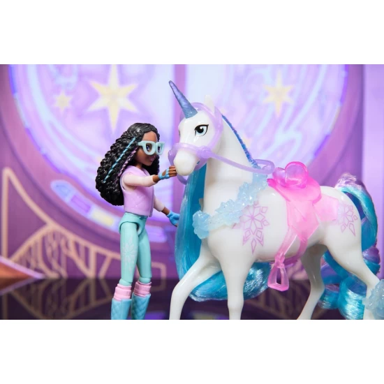 Set papusa Layla si Unicornul Glacier Unicorn Academy Set papusa Layla si Unicornul Glacier Unicorn Academy