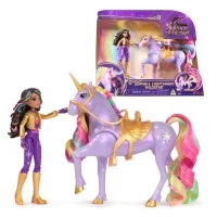 Set papusa Sophia si unicornul Lightstar Unicorn Academy