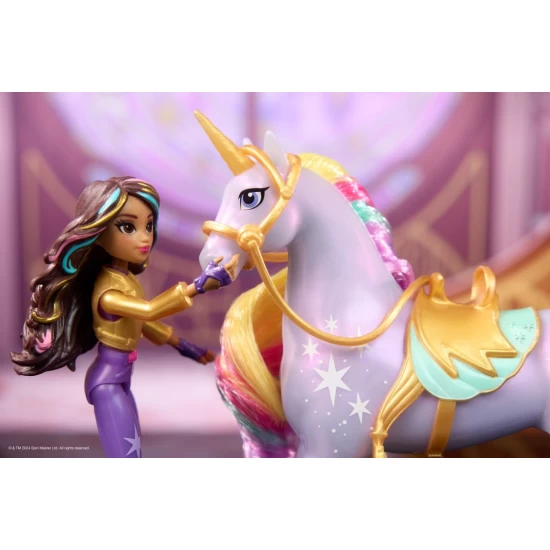 Set papusa Sophia si Wildstar cu accesorii de calarie Unicorn Academy