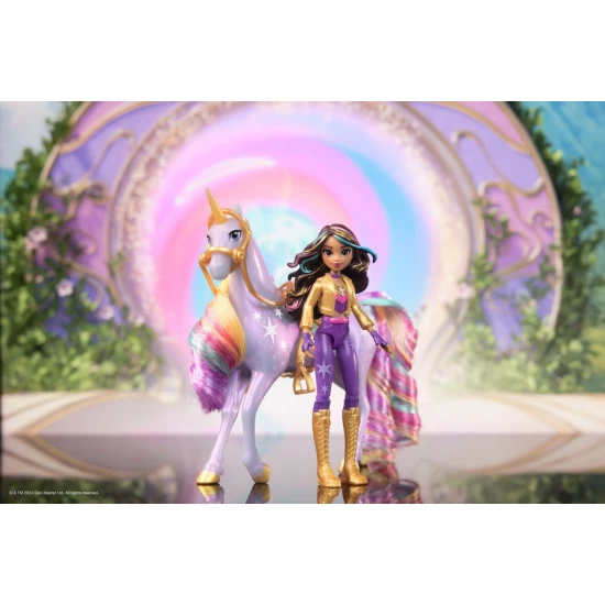Set papusa Sophia si Wildstar cu accesorii de calarie Unicorn Academy