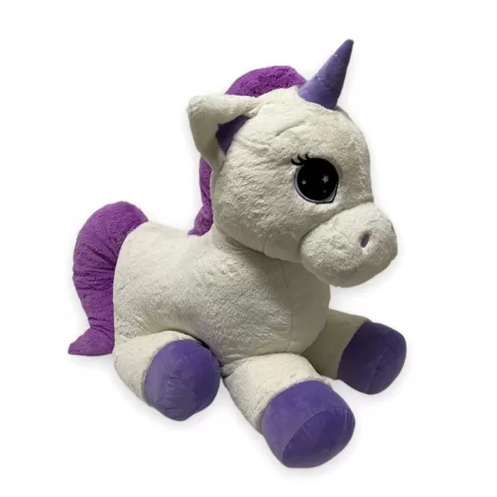 Unicorn de plus 80 cm alb Unicorn de plus 80 cm alb