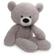 Ursulet de plus Fuzzy gri 61 cm