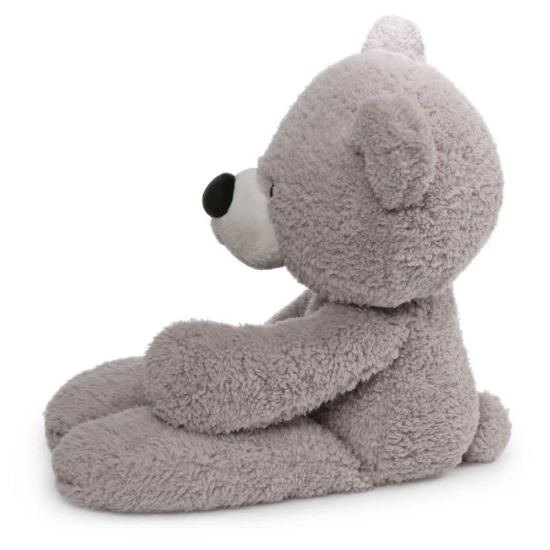 Ursulet de plus Fuzzy gri 61 cm