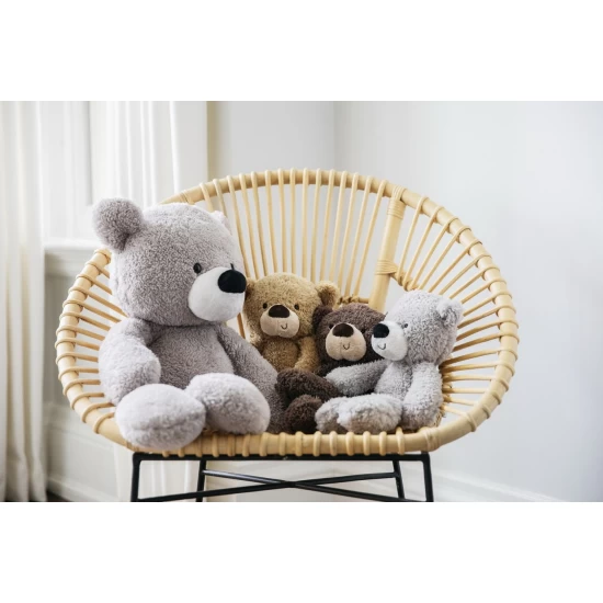 Ursulet de plus Fuzzy gri 61 cm
