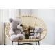 Ursulet de plus Fuzzy gri 61 cm