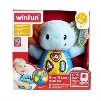Jucarie bebe Winfun - Canta si invata cu Elefantelul Timber