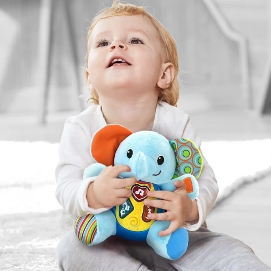 Jucarie bebe Winfun - Canta si invata cu Elefantelul Timber Jucarie bebe Winfun - Canta si invata cu Elefantelul Timber
