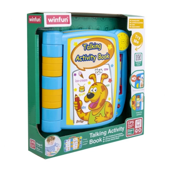 Jucarie interactiva carte cu activitati Winfun Jucarie interactiva carte cu activitati Winfun