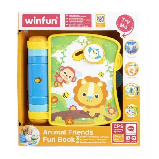 Carticica interactiva cu sunete pentru bebelusi Winfun Carticica interactiva cu sunete pentru bebelusi Winfun