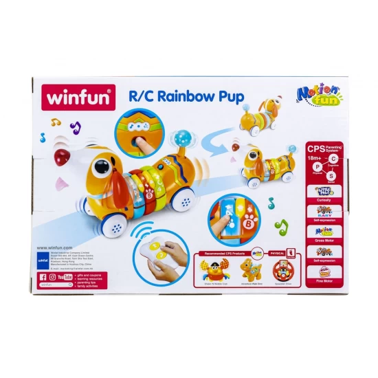 Jucarie interactiva catelus cu telecomanda Winfun Jucarie interactiva catelus cu telecomanda Winfun