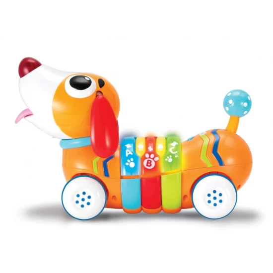 Jucarie interactiva catelus cu telecomanda Winfun Jucarie interactiva catelus cu telecomanda Winfun