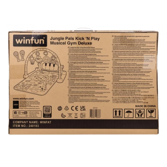 Centru de activitati muzical Winfun - Prietenii din jungla Deluxe Centru de activitati muzical Winfun - Prietenii din jungla Deluxe