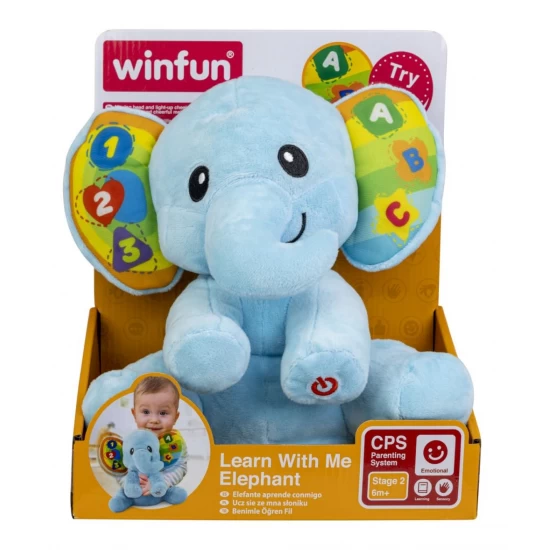 Jucarie interactiva Elefantel Winfun cu melodii si lumini Jucarie interactiva Elefantel Winfun cu melodii si lumini