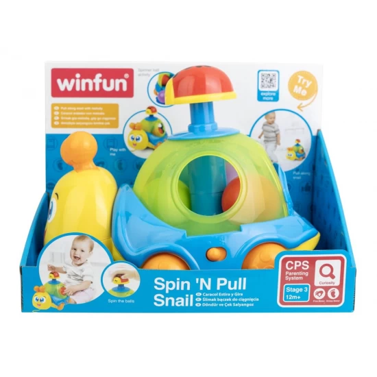 Jucarie de tras melc Winfun Jucarie de tras melc Winfun