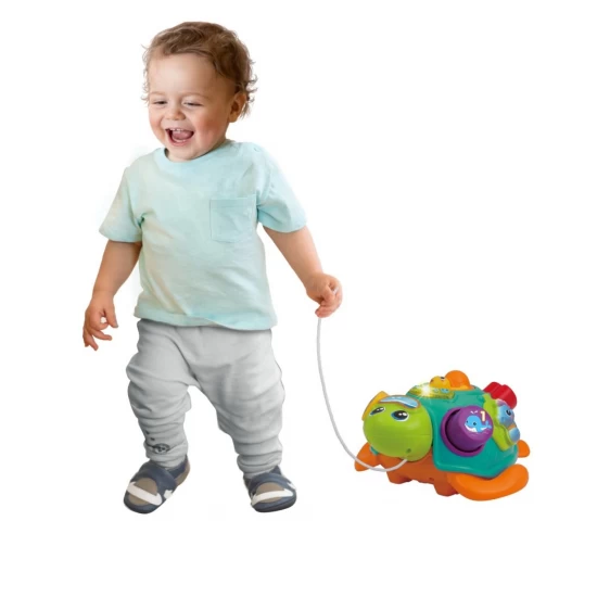 Jucarie de tras testoasa cu forme Winfun Jucarie de tras testoasa cu forme Winfun