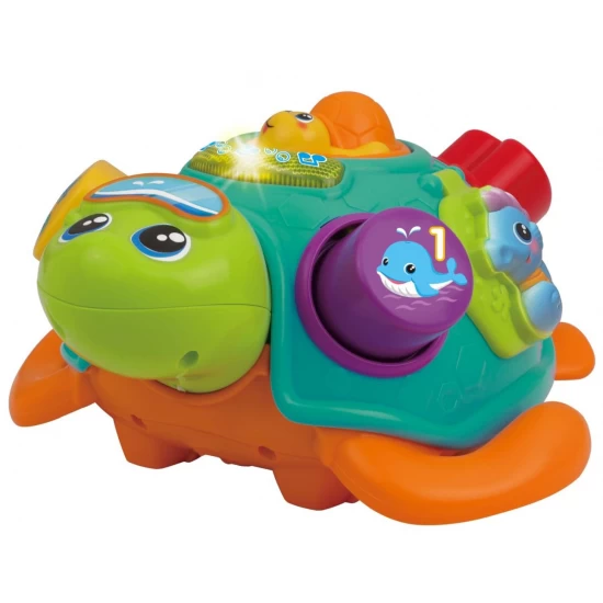Jucarie de tras testoasa cu forme Winfun Jucarie de tras testoasa cu forme Winfun