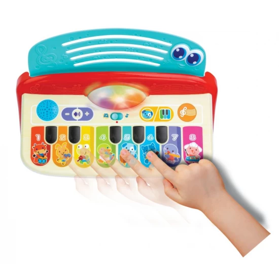 Pian cu sunete, lumini si 8 taste Winfun Pian cu sunete, lumini si 8 taste Winfun