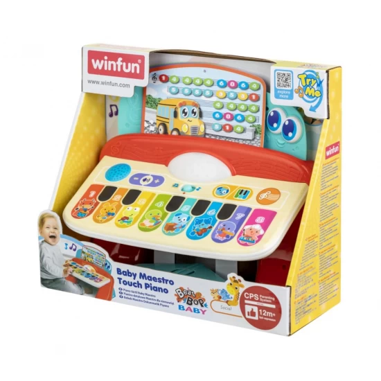 Pian cu sunete, lumini si 8 taste Winfun Pian cu sunete, lumini si 8 taste Winfun