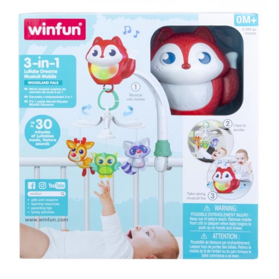 Proiector 3 in 1 vulpita Winfun