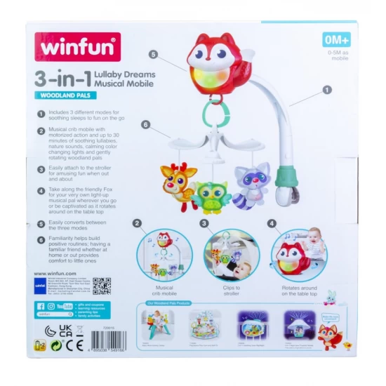 Proiector 3 in 1 vulpita Winfun