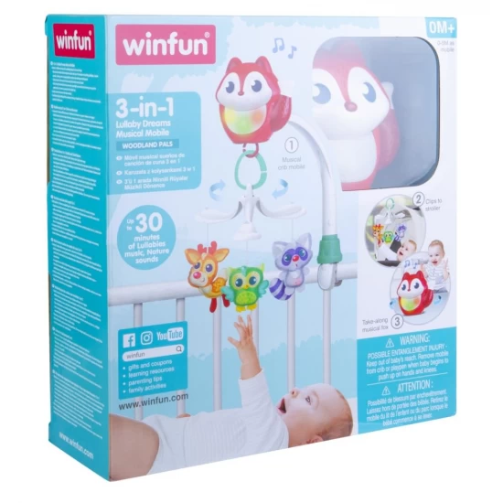 Proiector 3 in 1 vulpita Winfun