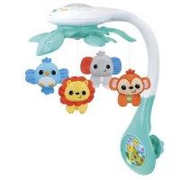 Carusel muzical mobil Winfun animalute din jungla