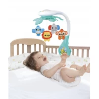 Carusel muzical mobil Winfun animalute din jungla