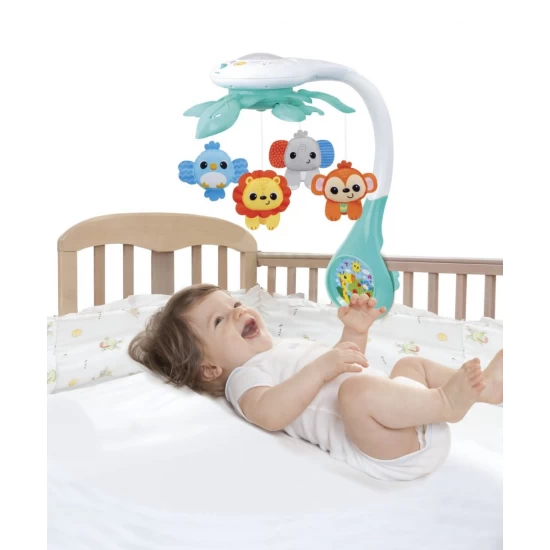 Carusel muzical mobil Winfun animalute din jungla Carusel muzical mobil Winfun animalute din jungla