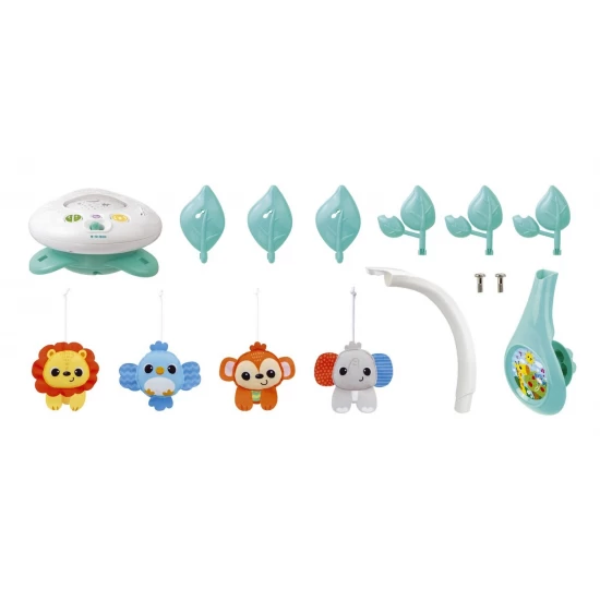 Carusel muzical mobil Winfun animalute din jungla Carusel muzical mobil Winfun animalute din jungla