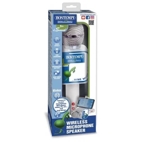 Microfon Wireless Speaker pentru copii Bontempi Microfon Wireless Speaker pentru copii Bontempi
