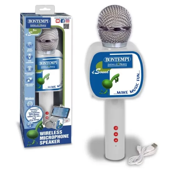 Microfon Wireless Speaker pentru copii Bontempi Microfon Wireless Speaker pentru copii Bontempi
