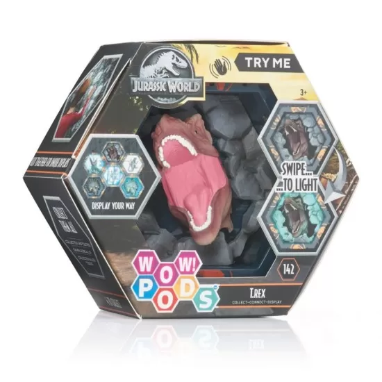 Figurina Wow! Pods - Dino Tyrannosaurus Rex cu efecte sonore Figurina Wow! Pods - Dino Tyrannosaurus Rex cu efecte sonore