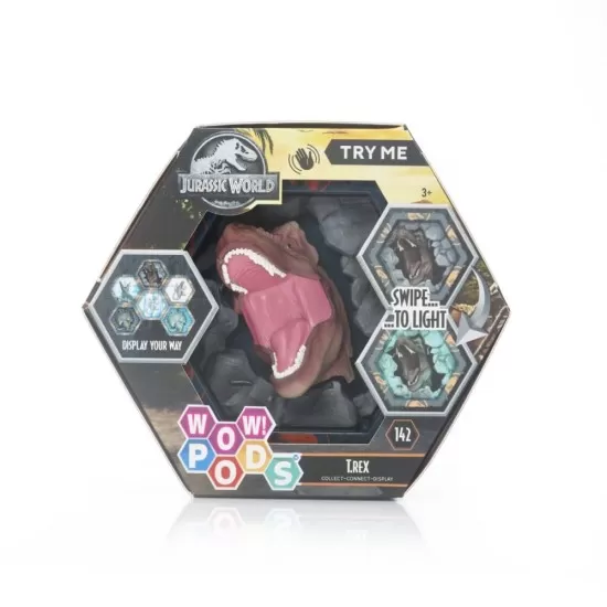 Figurina Wow! Pods - Dino Tyrannosaurus Rex cu efecte sonore Figurina Wow! Pods - Dino Tyrannosaurus Rex cu efecte sonore