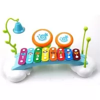 Xilofon bebe cu tobite si clopotel