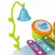 Xilofon bebe cu tobite si clopotel Xilofon bebe cu tobite si clopotel