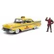Masinuta de metal Yellow Taxi Chevy 1957 scara 1:24 Masinuta de metal Yellow Taxi Chevy 1957 scara 1:24