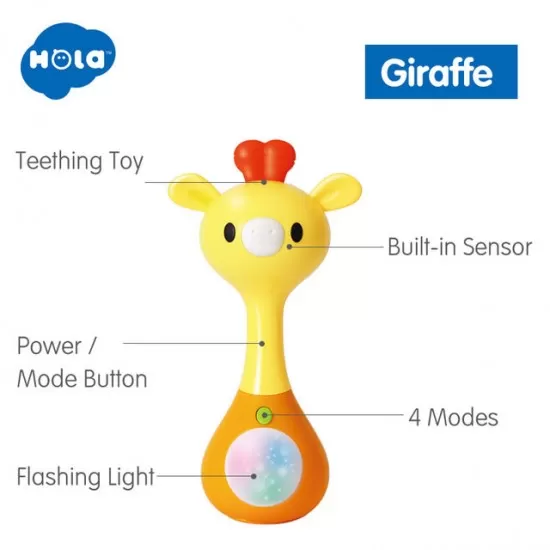 Zornaitoare girafa cu sunete si lumini