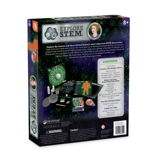 Joc educativ - Descopera STEM cu Marie Curie