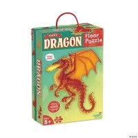 Puzzle de podea in forma de dragon 55 piese