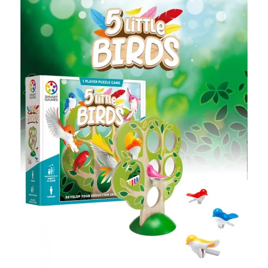 Joc de logica, 5 Little birds, Smart Games Joc de logica, 5 Little birds, Smart Games