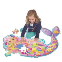 Puzzle mare de podea Sirena magica 41 piese