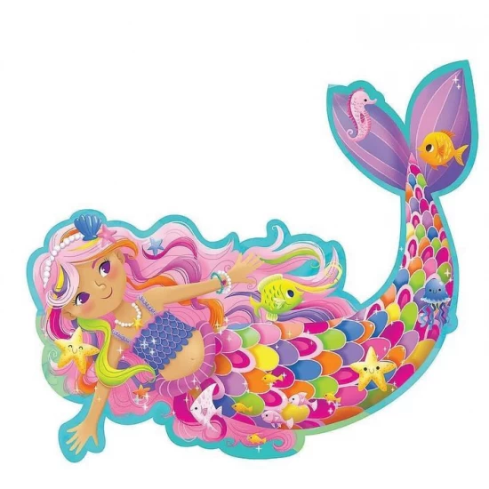 Puzzle mare de podea Sirena magica 41 piese Puzzle mare de podea Sirena magica 41 piese