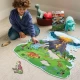 Puzzle de podea Insula dinozaurilor, Dinosaur island floor puzzle, Peaceable Kingdom, 48 piese Puzzle de podea Insula dinozaurilor, Dinosaur island floor puzzle, Peaceable Kingdom, 48 piese