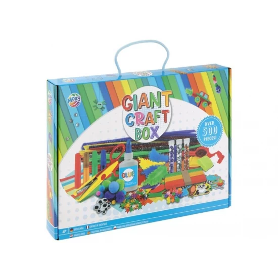 Set gigant accesorii creative, Giant Craft Box, albastru Set gigant accesorii creative, Giant Craft Box, albastru