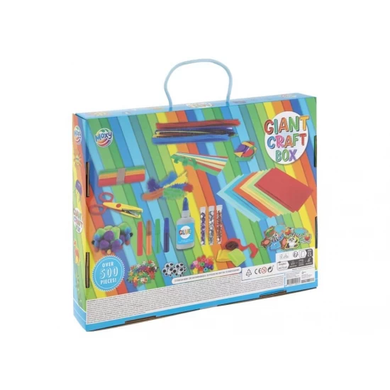 Set gigant accesorii creative, Giant Craft Box, albastru Set gigant accesorii creative, Giant Craft Box, albastru